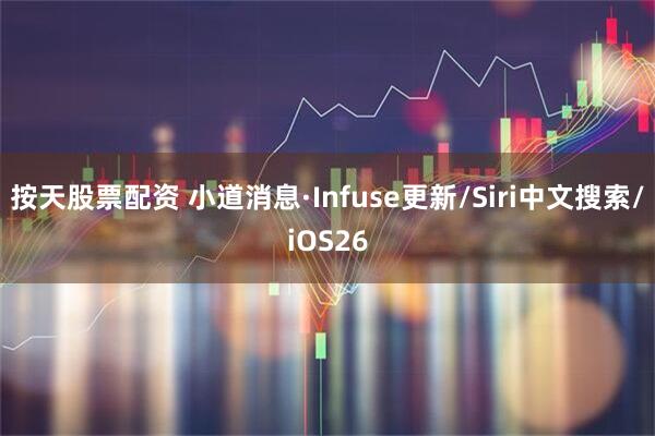 按天股票配资 小道消息·Infuse更新/Siri中文搜索/iOS26